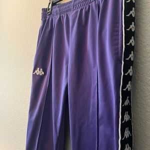 Kappa Men’s Joggers - Purple and Black